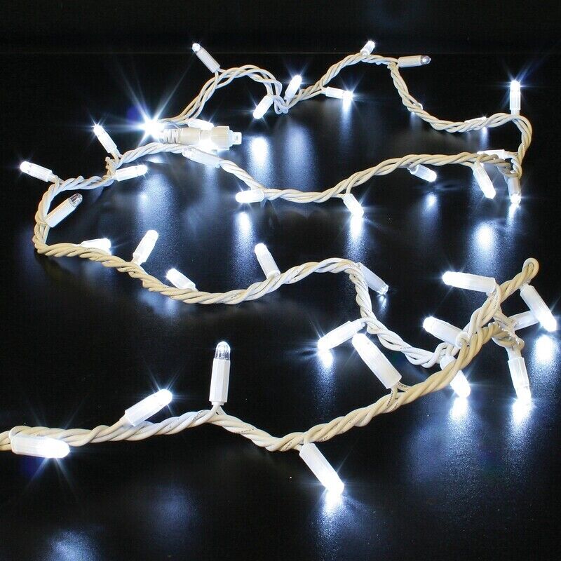 guirlande LED lumineuse petillant couleur blanc L20M 18.4w 230v