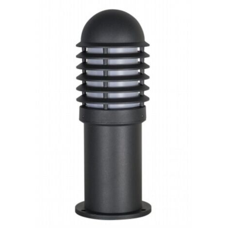 borne extérieur - aric caleo 1 - basse - culot e27 - graphite - sans lampe - aric 3134