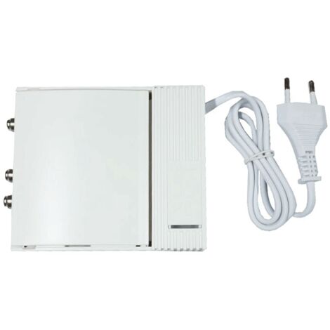 amplificateur intérieur fixe - 1 entrée - 2 sorties - vhf+uhf - 15 db - fracarro afi121t (1/5)