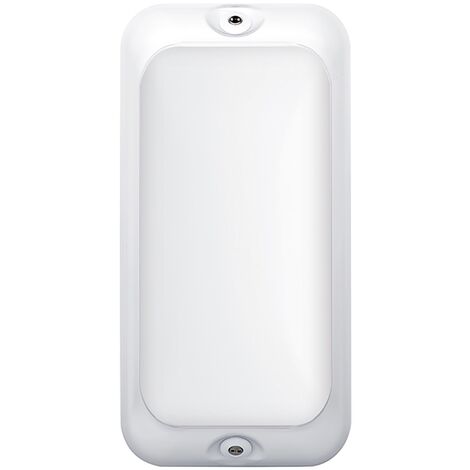 hublot à led - bang rectangle - 10w - 4000k - 1050 lm - ip55 - blanc - securlite 16910410