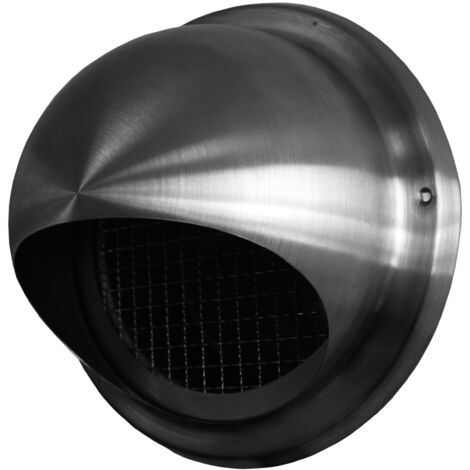 prise air neuf - en inox - ronde - diamètre 100 - unelvent 870254 (1/3)