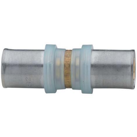 raccord droit - pour tube multicouche - 26 mm - lot de 2 - altech 4434822