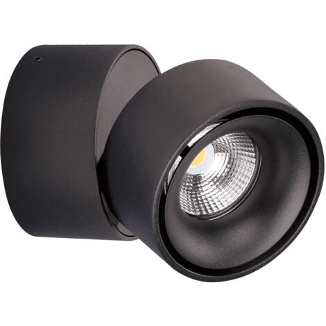 applique ou plafonnier - a led - aric tahiti - 9w - 3000k - noir - aric 50595 (1/4)