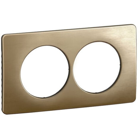 Plaque Mica 2 Postes Legrand Céliane, Entraxe 57mm, Réf 99899, Neuve