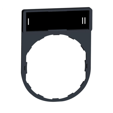porte étiquette - standard - 30 x 40 - etiquette 8 x 27 - i-ii - schneider zby2179 (1/4)