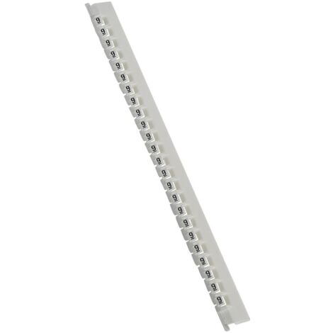 repère legrand memocab - chiffre 1 - blanc - largeur 2.3 mm