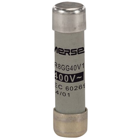 fusible cartouche - 8 x 31 - am - 2a - 400v - sans indicateur - boite de 10 - mersen r218193