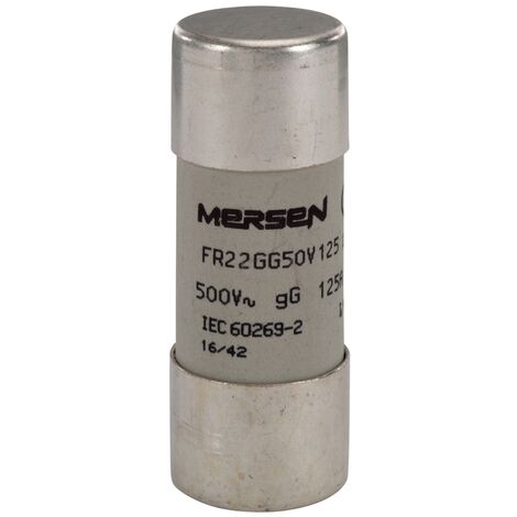 fusible cartouche - 22 x 58 - gg - 80a - 690v - sans indicateur - boite de 10 - mersen q217180