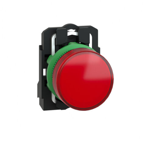 Harmony voyant rond Ø22 - IP66 - rouge - LED intégrée - 120V - XB5AVG4 (1/4)