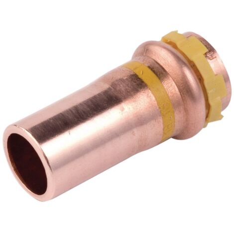 réduction à sertir - pour tube cuivre - gaz - mâle / femelle - diamètre 18 - 16 mm - comap 5243vg1816