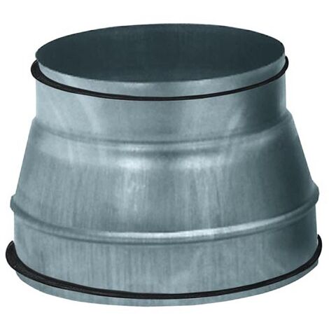 reduction conduit conique galvanisé à joint diamètre 200/125mm