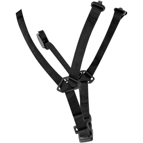 JSP – Jugulaire 4 points pour casque Evolite – Norme EN 397 et EN 14052 – Sangle nylon 14mm – Force rupture 150-250N