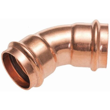 coude 45 degrés - a sertir - cuivre - femelle / femelle - diamètre 28 mm - sachet de 2 - altech alt02p5041-2800