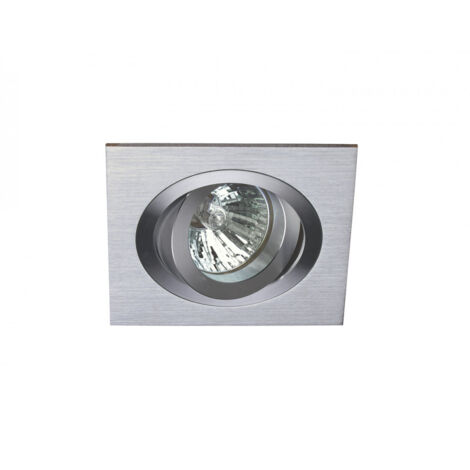spot encastrable - carré - orientable - europole be best alu16 - gu10 - alu - europole 26201