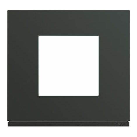 plaque - 1 poste - anthracite - hager gallery wxp1002