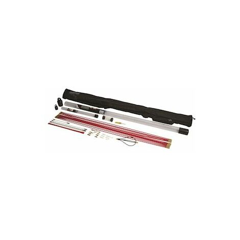 Baguette tire fils d'électricien 14 mètres – Plastique robuste – Housse de transport et accessoires inclus – 760010 – Bizline