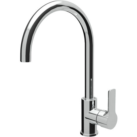 mitigeur évier - alterna design - bec rond - alterna cu.7700/sg (1/3)