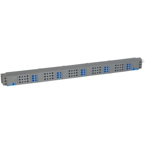 Peigne d'alimentation vertical 125A VX³ à bornes automatiques pour coffrets 6 rangées LEGRAND 405036 (1/3)
