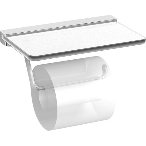 porte-papier avec tablette - en verre - day by day - alterna 32041b (1/2)
