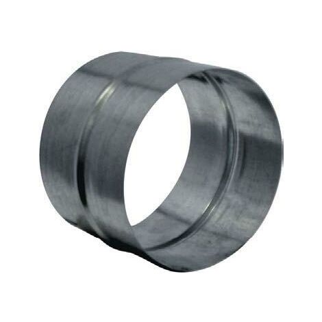 Unelvent – Manchon raccord mâle en acier galvanisé D 160 mm – Raccordement conduits VMC – Pour extracteurs d'air – 860596