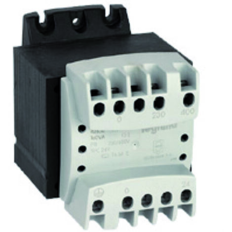 Legrand – Transformateur monophasé 230/400V vers 24V – Puissance 100VA – Bornes à vis pour installation facile – Conforme EN 61131-2