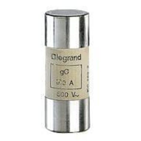 Cartouche industrielle cylindrique type gG 22x58mm sans percuteur 100A LEGRAND 015396 (1/3)