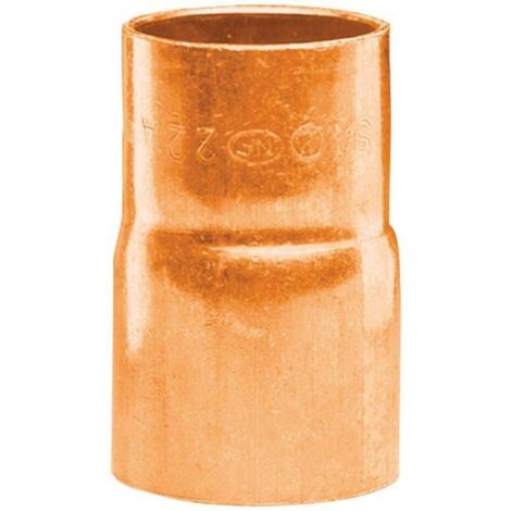 réduction en cuivre à souder - mâle 22 mm vers femelle 14 mm - sachet de 2 (1/2)