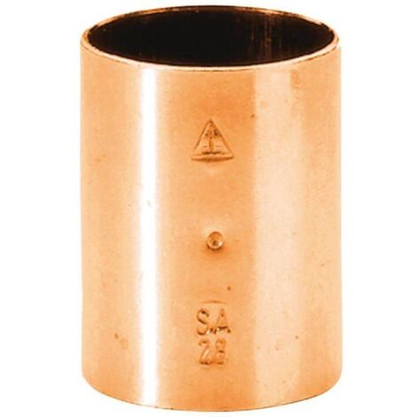 manchon à souder en cuivre - femelle / femelle - diamètre 16 mm - sachet de 10 (1/2)
