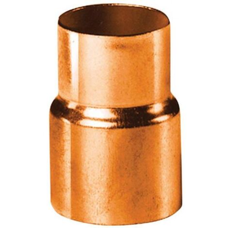 réduction en cuivre à souder - femelle 18 mm vers femelle 14 mm - sachet de 2 (1/2)