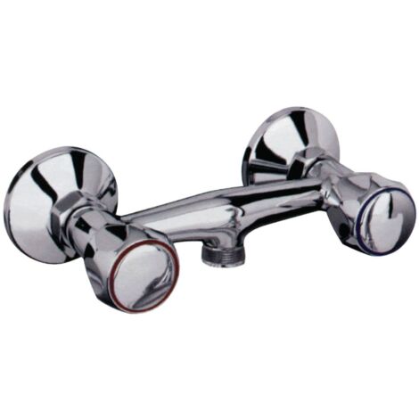 mélangeur - douche - alterna primeo2 - croisillons métal - nf - chromé - alterna 26206.he/sg