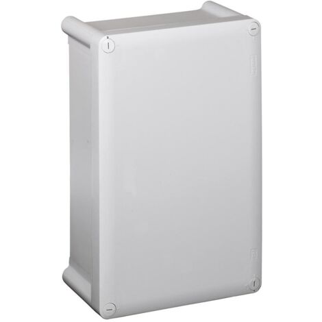 Boîtier industriel plastique IP55 IK07 155x110x74mm avec couvercle opaque RAL7035 LEGRAND 035940 (1/2)