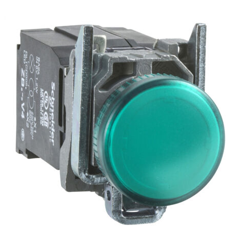 Harmony voyant rond Ø22 - IP66 - vert - LED intégrée - 400Vac - XB4BV5B3 (1/3)