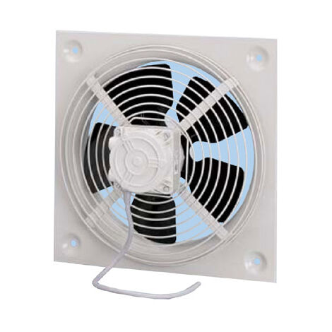 Unelvent – Ventilateur hélicoïde mural 500 m³/h – Faible encombrement – Résistant et silencieux – Montage facile – Tôle d'acier galvanisée - 500m3 (1/3)