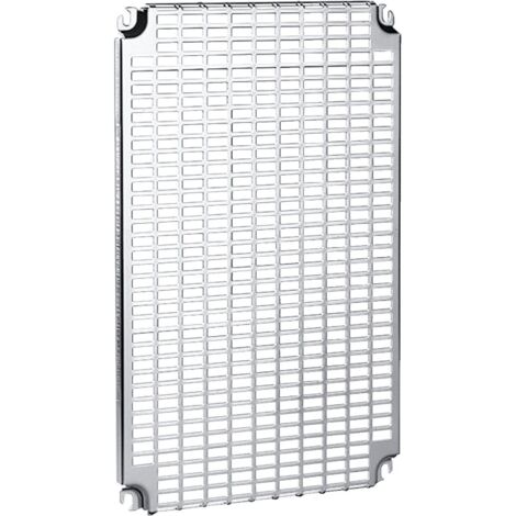 Schneider Electric – Platine de montage Telequick 600 x 400 mm – Compatible enveloppes Spacial CRN, S3D, S3X – Acier galvanisé robuste pour installation durable - nsymr64