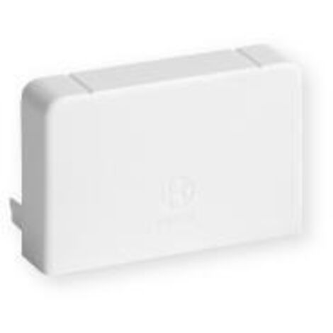 embout goulotte - 60 x 40 - blanc - ta-e/s/g - iboco 00869