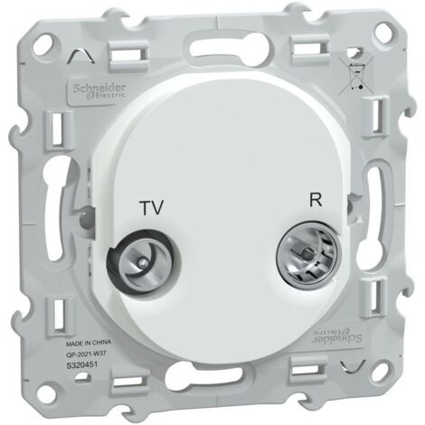 Ovalis - prise TV-R - Blanc (S320451) (1/5)