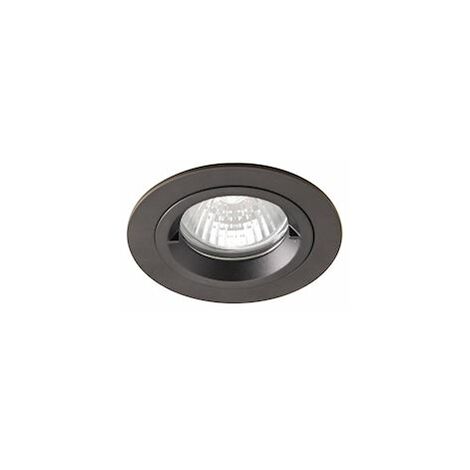 spot encastré - rond - europole be best - culot gu10 - fixe - ip65 - noir - europole 236515