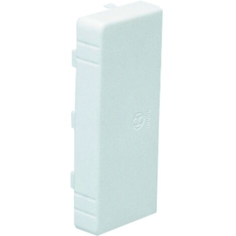 embout goulotte - 40 x 25 - blanc - ta-e - iboco 00695