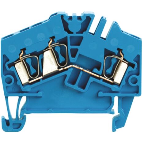 Bloc De Jonction Weidmüller ZDU 2.5 BL – 1 Pièce, Bleu, Pour Passage De Câbles