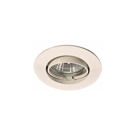 spot encastrable - rond - europole be better - culot gu5.3 - blanc - orientable - bague - europole 2310