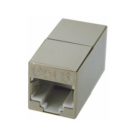 mini prolongateur - cat6 - rj45 - femelle / femelle - blindé - stp - gigamédia minic6b