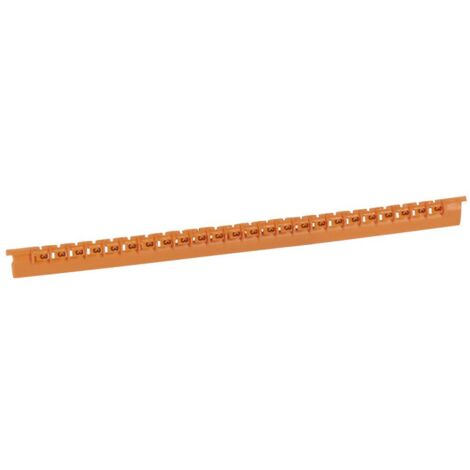 repère legrand memocab - chiffre 3 - orange - largeur 2.3 mm