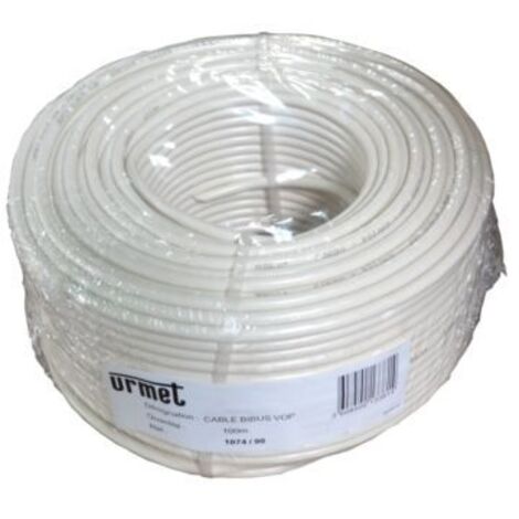 couronne de cable - pour installation 2voice - 100 mètres - urmet 1083/90 (1/2)