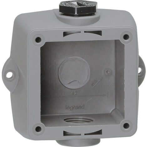 Boîtier saillie Hypra 2 entrées pour presse étoupe M20 LEGRAND 053910