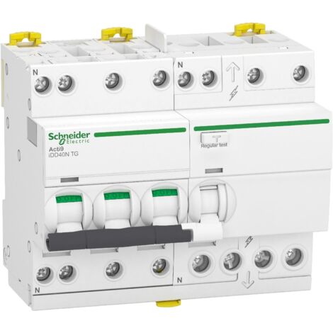Acti9 iDD40N - disjoncteur différentiel tête de group - 3P+N C 32A 10kA 300mA AC