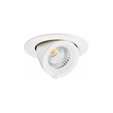 Spot LED extra-plat Acier ARIC 5.5W 40° 230V Blanc Neutre.