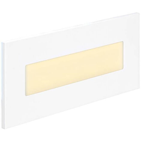 applique murale encastrée - aric baliz 3 - a led - 2.7w - 2400k - blanc - aric 50265 (1/5)