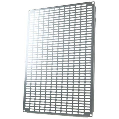 platine de montage - tôle métallique - perforée 1.5 mm - aria 75 - abb 831336