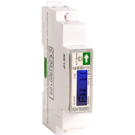 compteur d'energie mono - 230v - 45a - acti9 iem - schneider electric a9mem2050