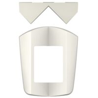 fixation d'angle pour détecteur de mouvement theben theluxa - blanc
